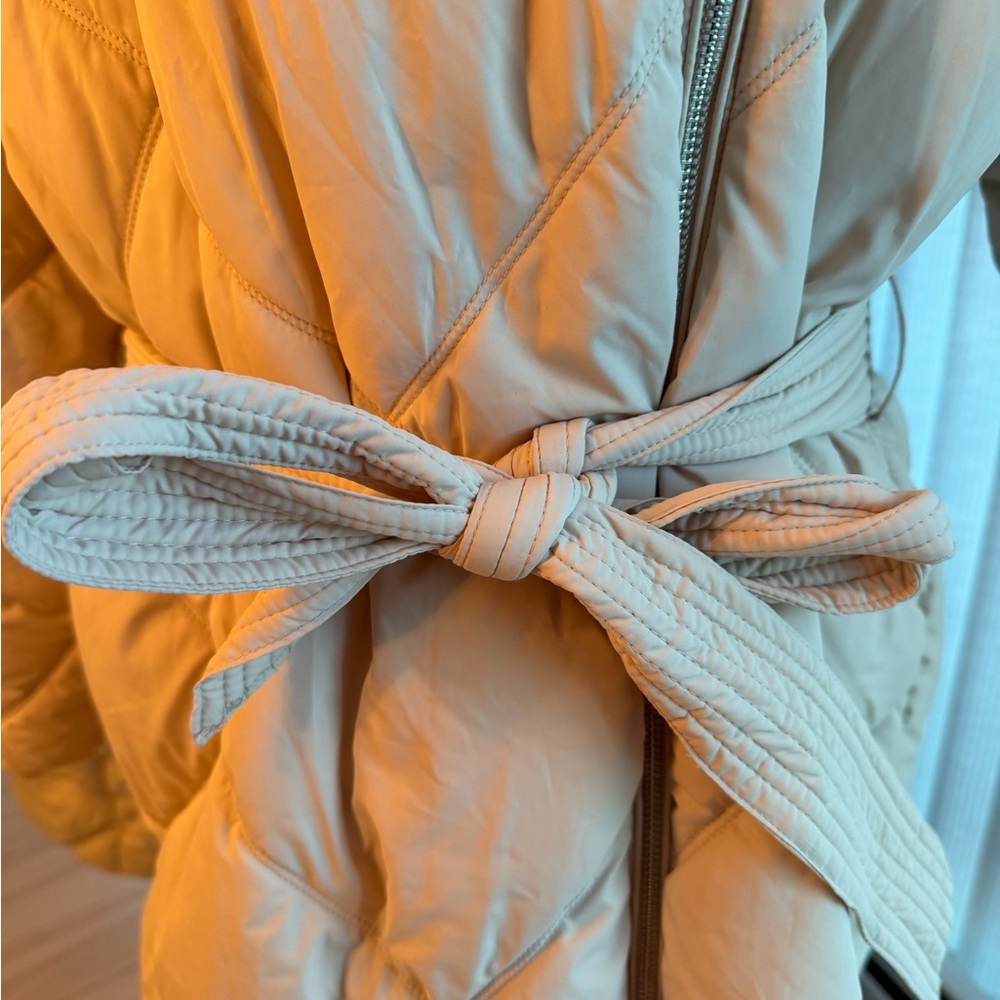 Karen Millen Beige Puffer Coat - Picture 11 of 12